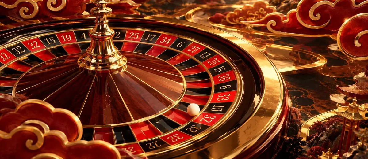 Ilustrasi roulette table and golden casino — panduan daftar blanja4d Blanja4d