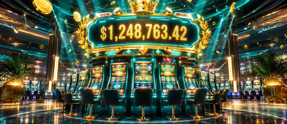 Ilustrasi slot machine and jackpot win — panduan Item Game Blanja4d