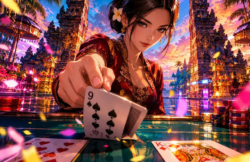 Baccarat table and casino dealer dalam konteks Slot Via Pulsa Blanja4d