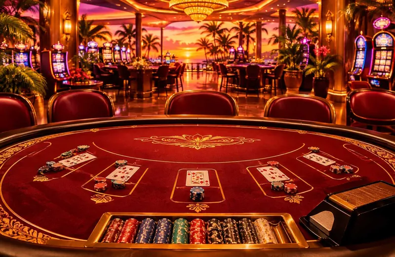 Blackjack table and casino dealer dalam konteks Catatan Belanja Digital Blanja4d