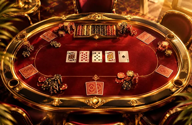 Poker game and casino chips dalam konteks Peta Operator Blanja4d